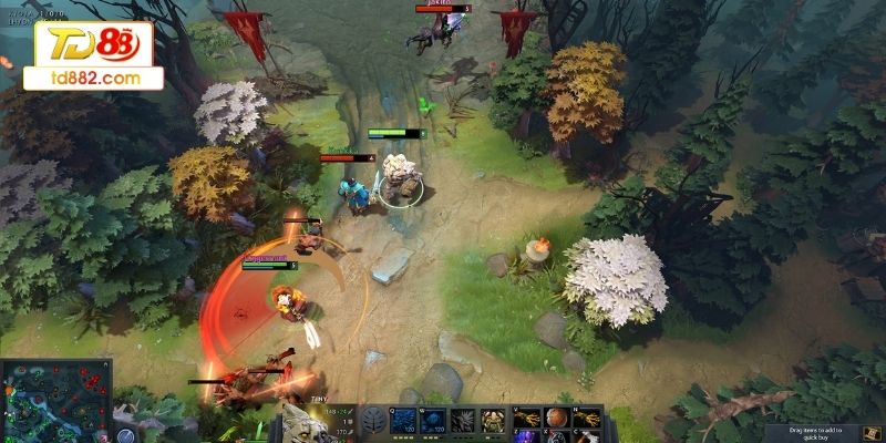 Cá cược Dota 2 team và Score giữa đội thắng 